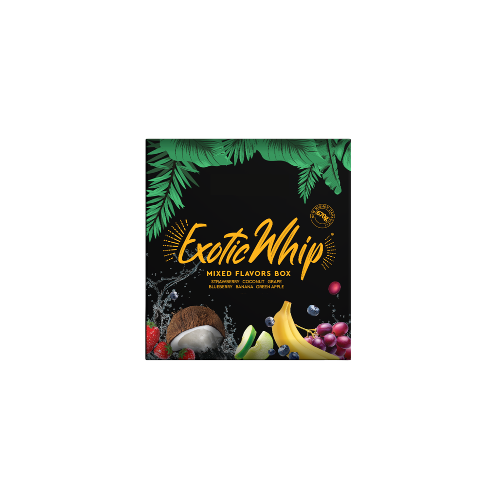 Exotic Whip - Scatola Gusti Misti - 6 Bombole da 670gr